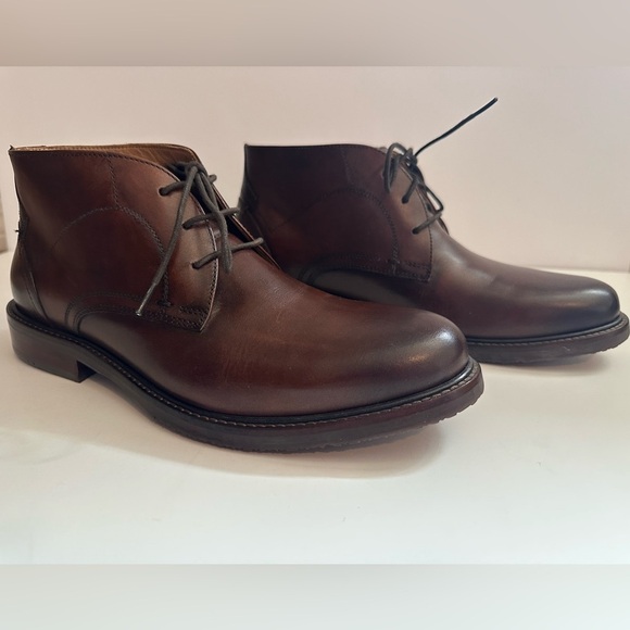 Johnston & Murphy-Classic Brown Leather Men\'s Shoes